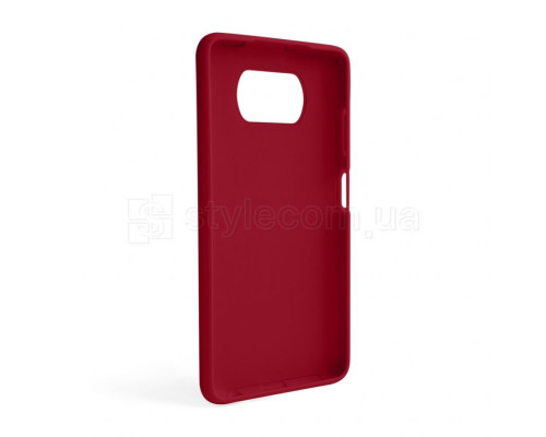 Чохол Full Silicone Case для Xiaomi Poco X3 Pro fluorescent rose (37) (без логотипу) TPS-2710000241379