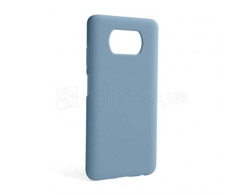 Чохол Full Silicone Case для Xiaomi Poco X3 Pro light blue (05) (без логотипу) TPS-2710000241393 2710000241393