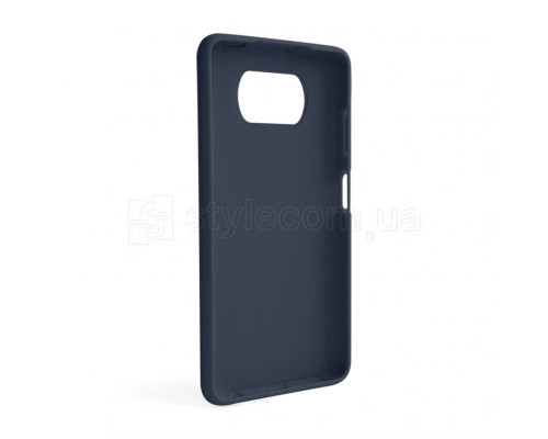 Чохол Full Silicone Case для Xiaomi Poco X3 Pro dark blue (08) (без логотипу) TPS-2710000241409