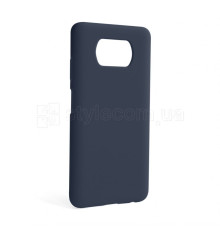 Чохол Full Silicone Case для Xiaomi Poco X3 Pro dark blue (08) (без логотипу)