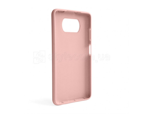 Чохол Full Silicone Case для Xiaomi Poco X3 Pro light pink (12) (без логотипу)