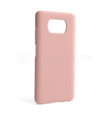 Чохол Full Silicone Case для Xiaomi Poco X3 Pro light pink (12) (без логотипу)