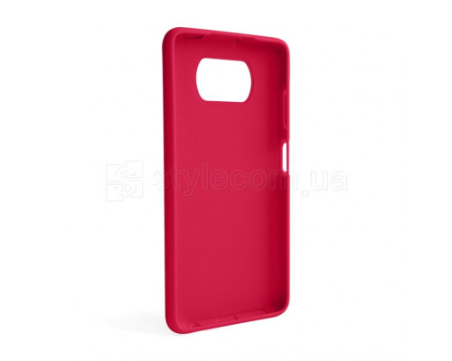 Чохол Full Silicone Case для Xiaomi Poco X3 Pro rose red (42) (без логотипу) TPS-2710000241430