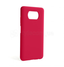 Чохол Full Silicone Case для Xiaomi Poco X3 Pro rose red (42) (без логотипу) TPS-2710000241430