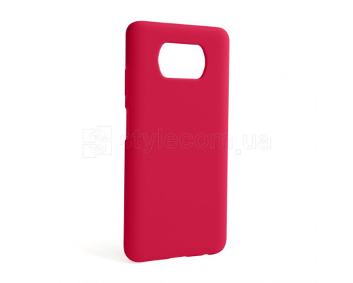 Чохол Full Silicone Case для Xiaomi Poco X3 Pro rose red (42) (без логотипу) TPS-2710000241430