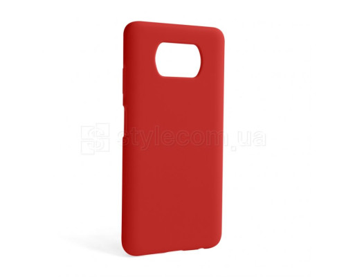 Чохол Full Silicone Case для Xiaomi Poco X3 Pro red (14) (без логотипу)