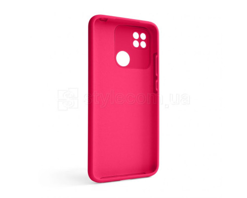 Чохол Full Silicone Case для Xiaomi Redmi 10A, Redmi 9C fluorescent rose (37) (без логотипу)