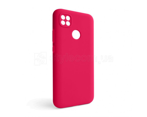 Чохол Full Silicone Case для Xiaomi Redmi 10A, Redmi 9C fluorescent rose (37) (без логотипу)