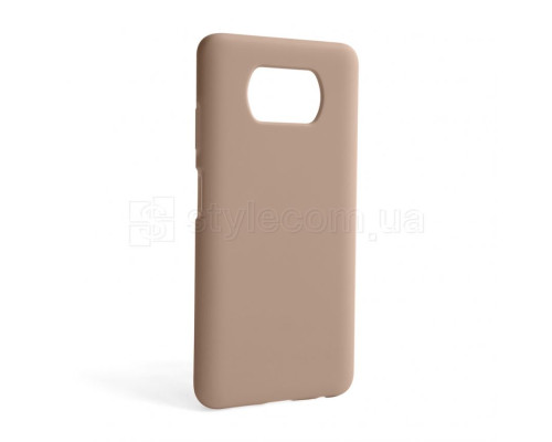 Чохол Full Silicone Case для Xiaomi Poco X3 Pro nude (19) (без логотипу)
