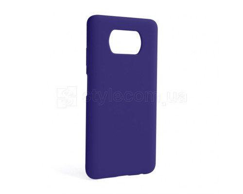 Чохол Full Silicone Case для Xiaomi Poco X3 Pro violet (36) (без логотипу)
