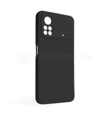 Чохол Full Silicone Case для Xiaomi Poco X4 Pro black (18) (без логотипу)