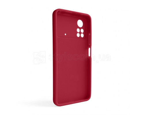 Чохол Full Silicone Case для Xiaomi Poco X4 Pro fluorescent rose (37) (без логотипу) TPS-2710000241508