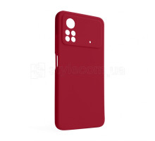 Чохол Full Silicone Case для Xiaomi Poco X4 Pro fluorescent rose (37) (без логотипу) TPS-2710000241508