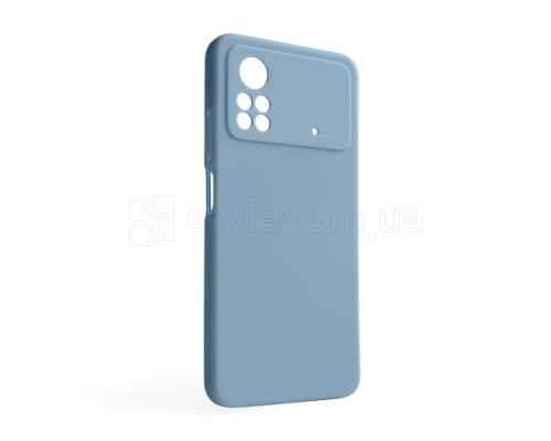 Чохол Full Silicone Case для Xiaomi Poco X4 Pro light blue (05) (без логотипу) TPS-2710000241522