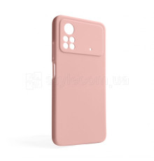 Чохол Full Silicone Case для Xiaomi Poco X4 Pro light pink (12) (без логотипу)