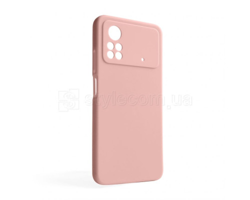 Чохол Full Silicone Case для Xiaomi Poco X4 Pro light pink (12) (без логотипу) TPS-2710000241546