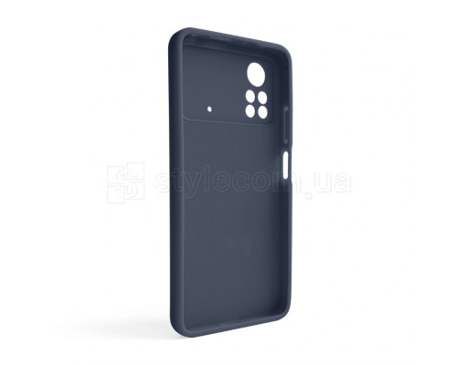 Чохол Full Silicone Case для Xiaomi Poco X4 Pro dark blue (08) (без логотипу) TPS-2710000241539