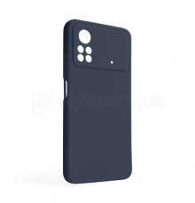 Чохол Full Silicone Case для Xiaomi Poco X4 Pro dark blue (08) (без логотипу)