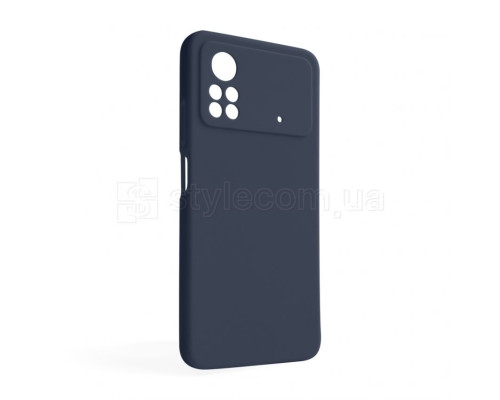 Чохол Full Silicone Case для Xiaomi Poco X4 Pro dark blue (08) (без логотипу) TPS-2710000241539