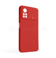 Чохол Full Silicone Case для Xiaomi Poco X4 Pro red (14) (без логотипу)