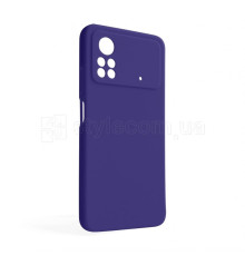 Чохол Full Silicone Case для Xiaomi Poco X4 Pro violet (36) (без логотипу)