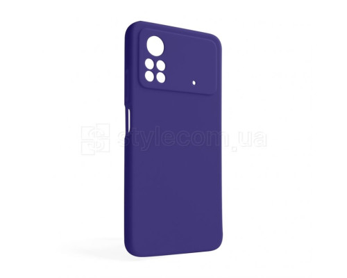 Чохол Full Silicone Case для Xiaomi Poco X4 Pro violet (36) (без логотипу) TPS-2710000241591
