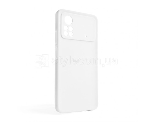 Чохол Full Silicone Case для Xiaomi Poco X4 Pro white (09) (без логотипу) TPS-2710000241607