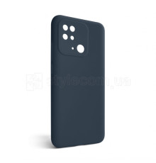 Чохол Full Silicone Case для Xiaomi Redmi 10C dark blue (08) (без логотипу)