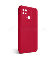 Чохол Full Silicone Case для Xiaomi Redmi 10C rose red (42) (без логотипу)