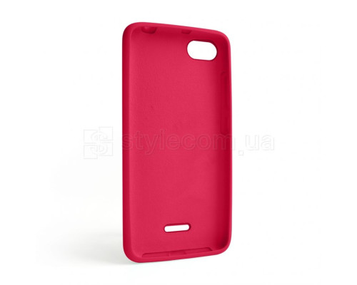 Чохол Full Silicone Case для Xiaomi Redmi 6A rose red (42) (без логотипу) TPS-2710000242055