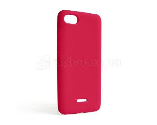 Чохол Full Silicone Case для Xiaomi Redmi 6A rose red (42) (без логотипу) TPS-2710000242055