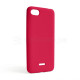 Чохол Full Silicone Case для Xiaomi Redmi 6A rose red (42) (без логотипу) TPS-2710000242055