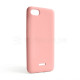 Чохол Full Silicone Case для Xiaomi Redmi 6A light pink (12) (без логотипу) TPS-2710000242048