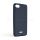 Чохол Full Silicone Case для Xiaomi Redmi 6A dark blue (08) (без логотипу) TPS-2710000242017