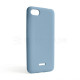 Чохол Full Silicone Case для Xiaomi Redmi 6A light blue (05) (без логотипу) TPS-2710000242031