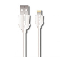 Кабель USB XO NB9 Lightning Quick Charge 2.4A white TPS-2710000181934