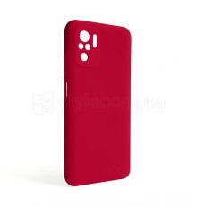 Чохол Full Silicone Case для Xiaomi Redmi Note 10 4G rose red (42) (без логотипу) TPS-2710000242802