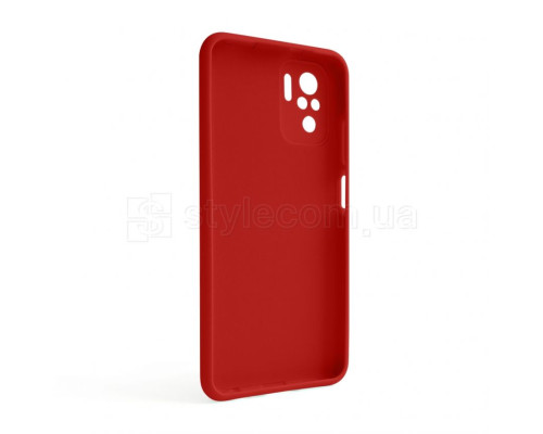 Чохол Full Silicone Case для Xiaomi Redmi Note 10 4G red (14) (без логотипу)