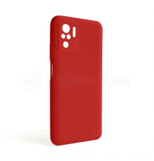 Чохол Full Silicone Case для Xiaomi Redmi Note 10 4G red (14) (без логотипу)