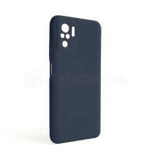 Чохол Full Silicone Case для Xiaomi Redmi Note 10 4G dark blue (08) (без логотипу) TPS-2710000242758