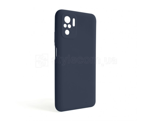 Чохол Full Silicone Case для Xiaomi Redmi Note 10 4G dark blue (08) (без логотипу) TPS-2710000242758