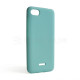 Чохол Full Silicone Case для Xiaomi Redmi 6A turquoise (17) (без логотипу) TPS-2710000242062