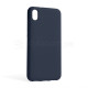 Чохол Full Silicone Case для Xiaomi Redmi 7A dark blue (08) (без логотипу)