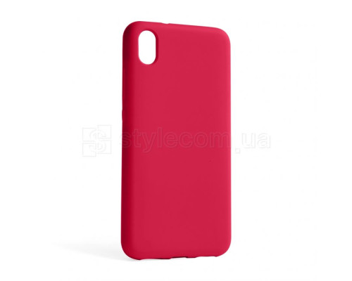 Чохол Full Silicone Case для Xiaomi Redmi 7A rose red (42) (без логотипу) TPS-2710000242154