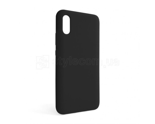 Чохол Full Silicone Case для Xiaomi Redmi 9A black (18) (без логотипу)