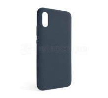 Чохол Full Silicone Case для Xiaomi Redmi 9A dark blue (08) (без логотипу)