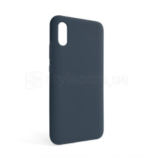 Чохол Full Silicone Case для Xiaomi Redmi 9A dark blue (08) (без логотипу)