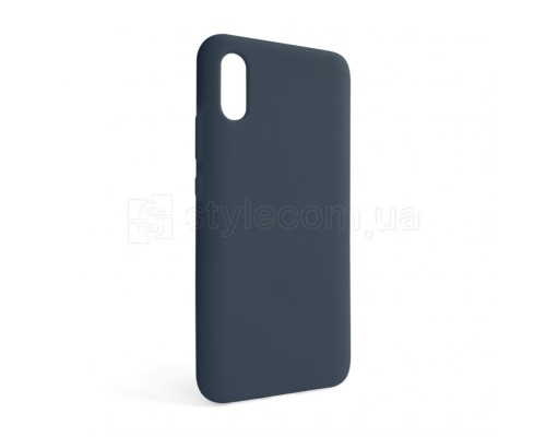 Чохол Full Silicone Case для Xiaomi Redmi 9A dark blue (08) (без логотипу)