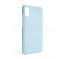 Чохол Full Silicone Case для Xiaomi Redmi 9A light blue (05) (без логотипу)