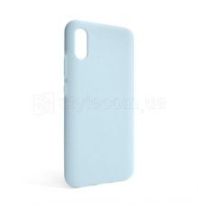 Чохол Full Silicone Case для Xiaomi Redmi 9A light blue (05) (без логотипу)